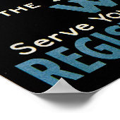 Der Geist des weiblichen Powers Poster (Ecke)