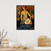 Der Geist des weiblichen Powers Poster (Küche)