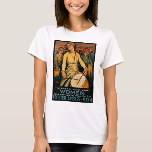 Der Geist des weiblichen Powers T-Shirt