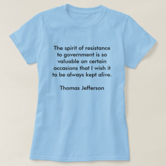 Der Geist des Widerstands zur Regierung ist so VA… T-Shirt