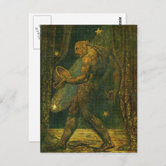 Der Geist einer Flea Postkarte (Vorne/Hinten)