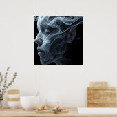 Der Geist einer Frau auf einem Wandposter Poster (Küche)