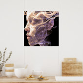 Der Geist einer Frau auf einem Wandposter Poster (Küche)