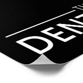 Der Geist eines Zahnarztes Poster (Ecke)