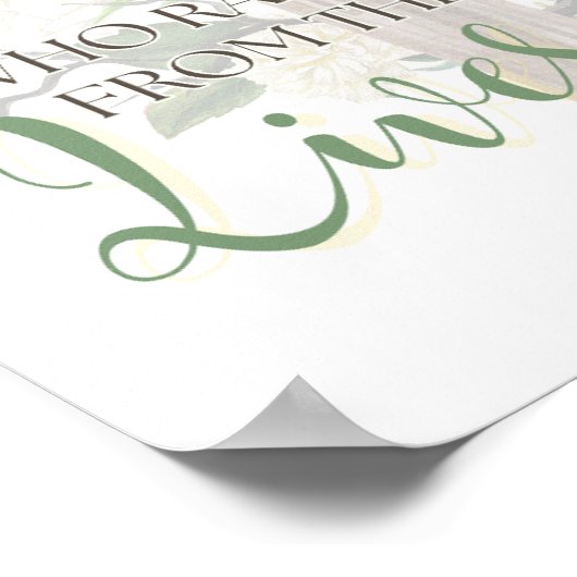 "Der Geist Gottes" Osterposter Poster (Ecke)