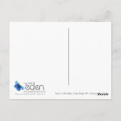 "Der Geist in den Bäumen" Foto Postkarte (Rückseite)