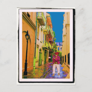 Der Geist in der Piraten-Alley Postkarte