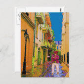 Der Geist in der Piraten-Alley Postkarte (Vorne/Hinten)