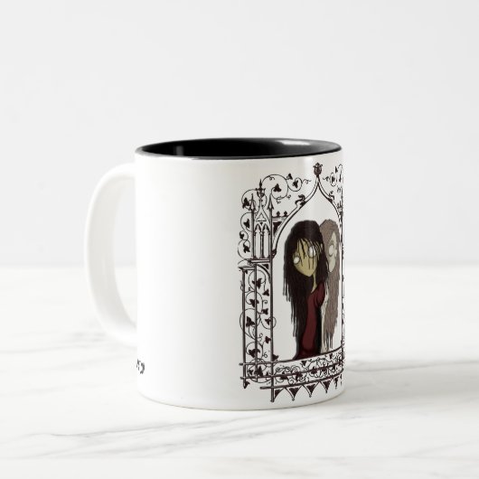 Der Geist in Ihnen Zweifarbige Tasse (Vorderseite Links)