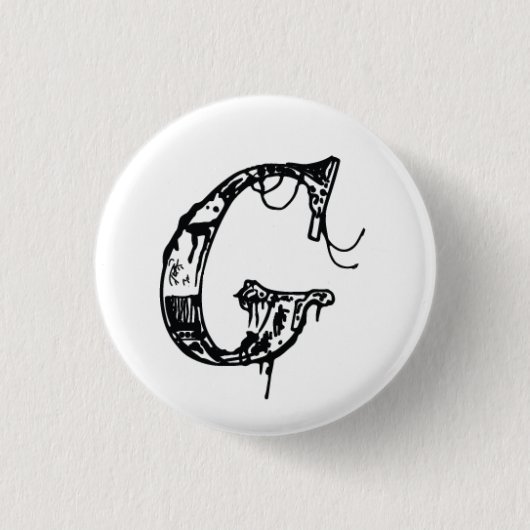 Der Geist in meinem Knopf der Maschinen-"G" Button (Vorderseite)