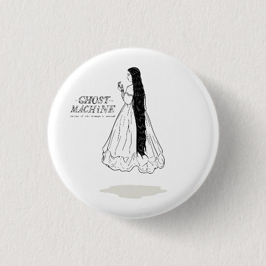 Der Geist in meinem Maschine "Ghostbot" Knopf Button (Vorderseite)
