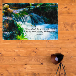 Der Geist ist alles, Motivation Zitat Wallart Poster