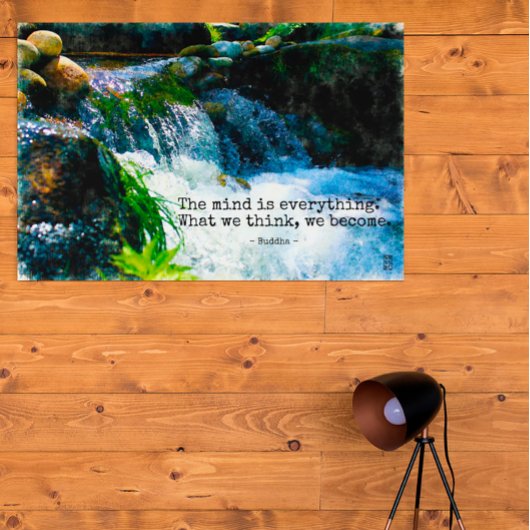 Der Geist ist alles, Motivation Zitat Wallart Poster