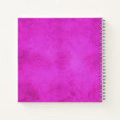 Der Geist ist alles Shakyamuni Buddha Magenta Notizblock (Rückseite)