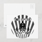 Der Geist ist mein Spotter Postkarte (Vorne/Hinten)