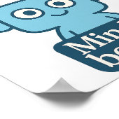 Der Geist ist Schönheitsstipp - Inspirationische W Poster (Ecke)