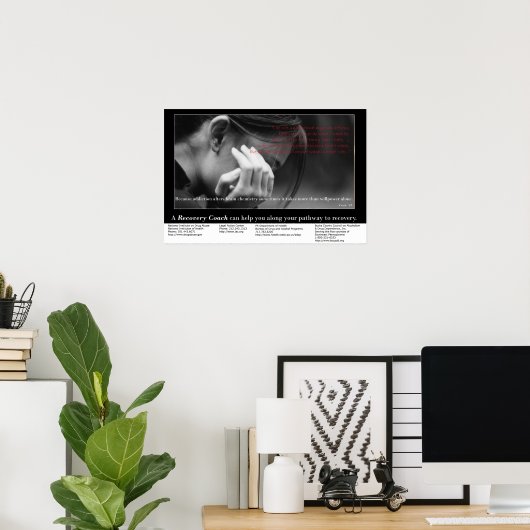 Der Geist ist Willing Poster (Heimbüro)