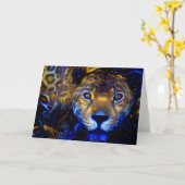 Der Geist Jaguars Karte (Gelbe Blume)