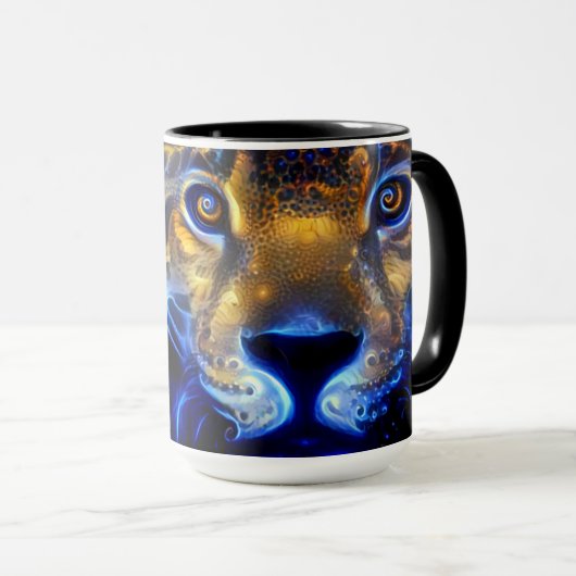 Der Geist Jaguars Tasse (VorderseiteRechts)