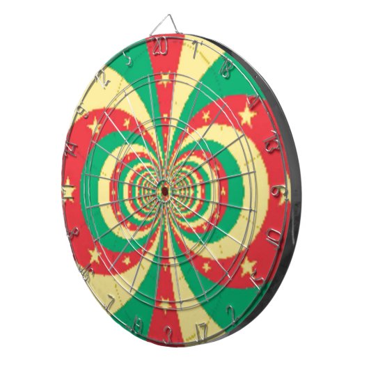 Der Geist Kameruns: Unzählige Löwen Dartscheibe (Vorderseite rechts)