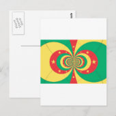 Der Geist Kameruns: Unzählige Löwen Postkarte (Vorne/Hinten)