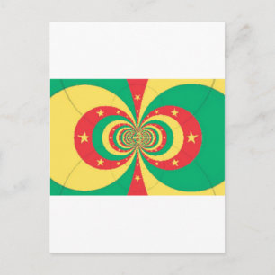 Der Geist Kameruns: Unzählige Löwen Postkarte