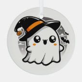 Der Geist Kawaii Ornament Aus Glas (Rückseite)