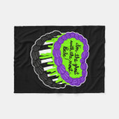 Der Geist mit dem besten Halloween-Tortendesign Fleecedecke (Vorderseite (Horizontal))