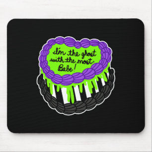 Der Geist mit dem besten Halloween-Tortendesign Mousepad