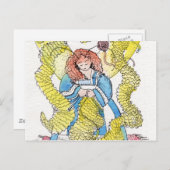 Der Geist Postkarte (Vorne/Hinten)