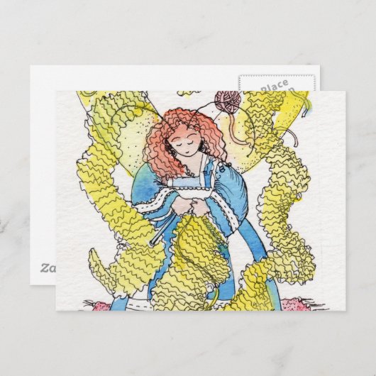 Der Geist Postkarte (Vorne/Hinten)