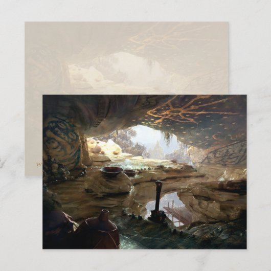 Der Geist Postkarte (Vorne/Hinten)