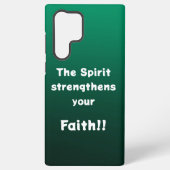 Der Geist stärkt deinen Glauben Samsung Galaxy Hülle (Rückseite)