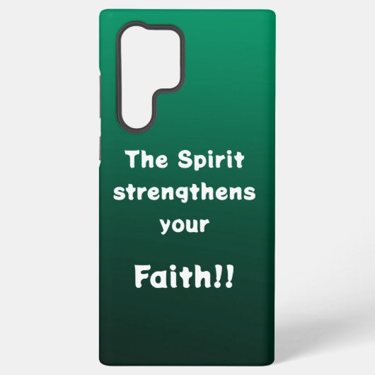 Der Geist stärkt deinen Glauben Samsung Galaxy Hülle (Rückseite)