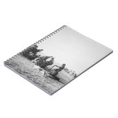 Der Geist-Tanz, South Dakota, 1890 (b/w Foto) Notizblock (Linke Seite)