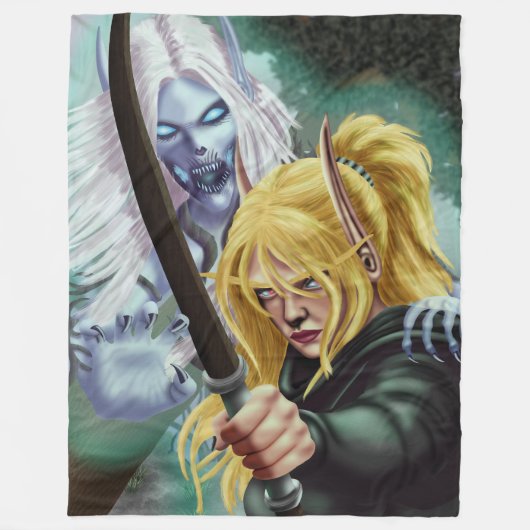 Der Geist und der Körper Fleecedecke (Vorderseite)