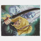 Der Geist und der Körper Fleecedecke (Vorderseite (Horizontal))