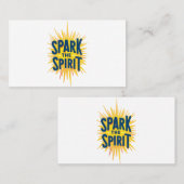 Der Geist verparken" Visitenkarte (Vorne/Hinten)