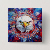 Der Geist von 1776, 2026 Amerikas Roter Adler Feue Button (Vorderseite)