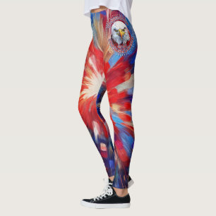 Der Geist von 1776, 2026 Amerikas Roter Adler Feue Leggings