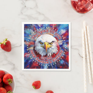 Der Geist von 1776, 2026 Amerikas Roter Adler Feue Serviette