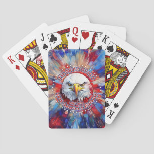 Der Geist von 1776, 2026 Amerikas Roter Adler Feue Spielkarten