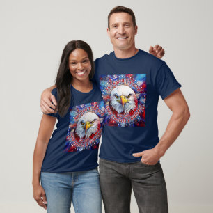 Der Geist von 1776, 2026 Amerikas Roter Adler Feue T-Shirt