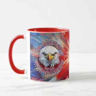 Der Geist von 1776, 2026 Amerikas Roter Adler Feue Tasse