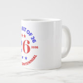 DER GEIST VON 26 - SEMIQUINCENTENNIAL Jumbo-Tasse (Vorderseite Rechts)