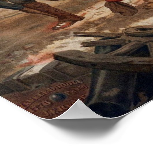 Der Geist von '76 von Archibald MacNeal Willard Poster (Ecke)