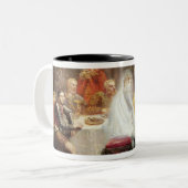 Der Geist von Banquo Zweifarbige Tasse (Vorderseite Links)