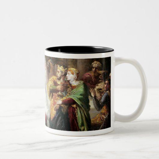 Der Geist von Banquo Zweifarbige Tasse (Rechts)