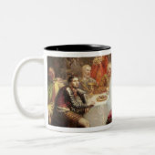 Der Geist von Banquo Zweifarbige Tasse (Links)