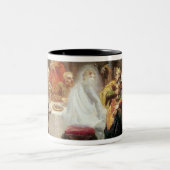 Der Geist von Banquo Zweifarbige Tasse (Mittel)